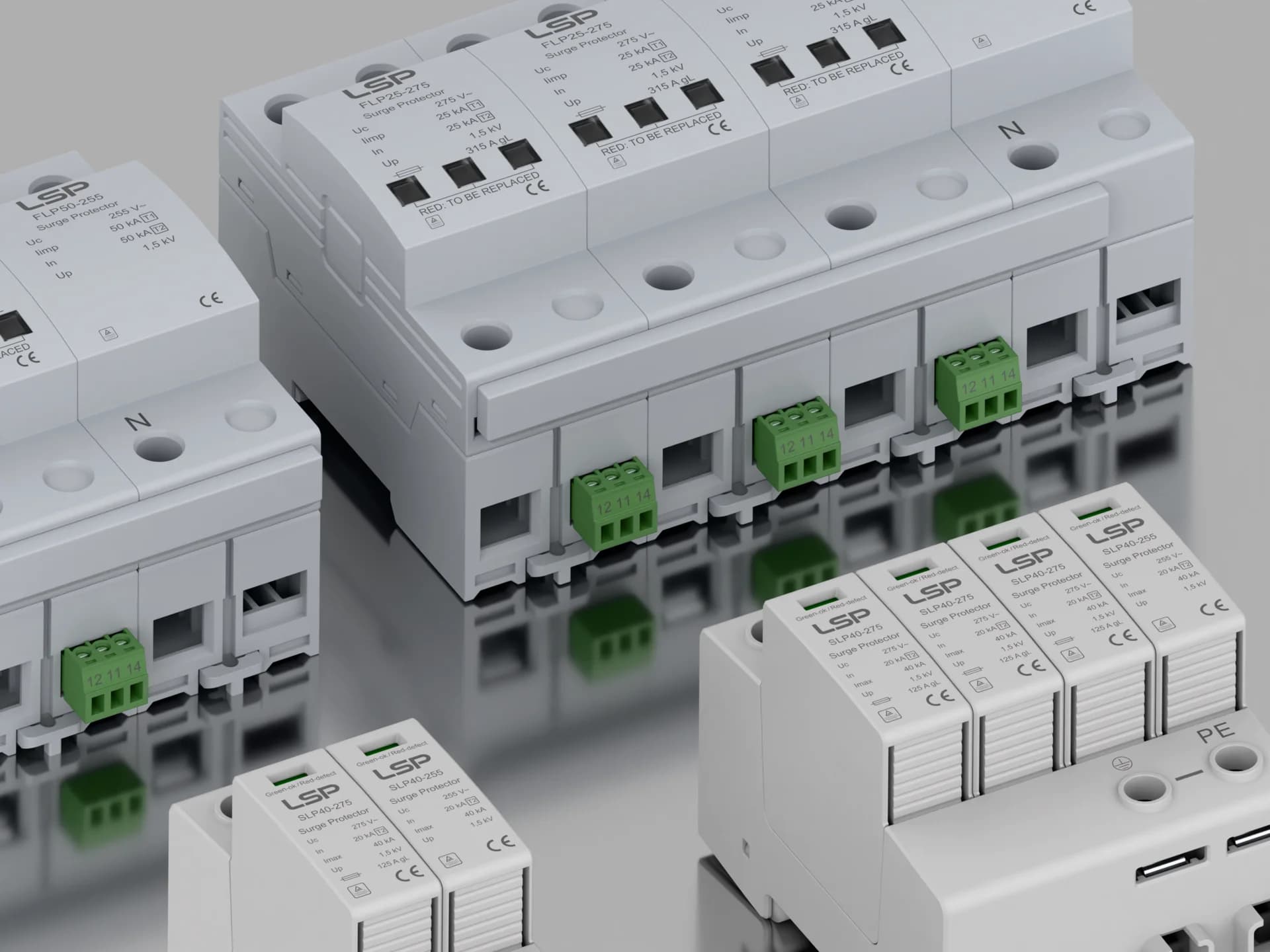 Surge protection hardware installation
